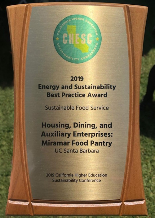 California Higher Education Sustainability Conference Award