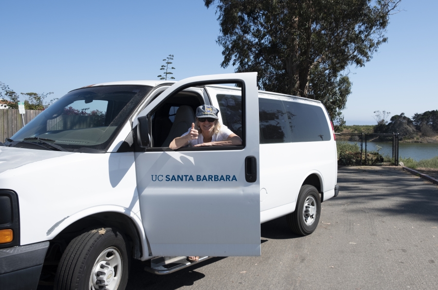 UCSB Vanpool vehicle