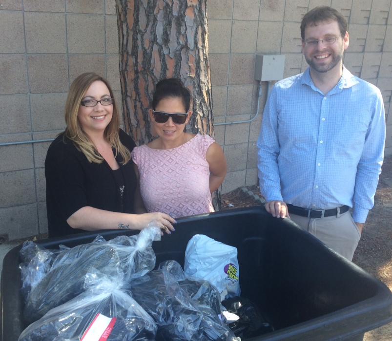 Residential Dining Staff Coordinating Shoe Recycling