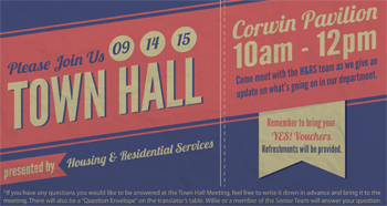 Town Hall Flyer