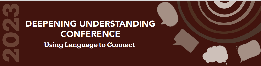 Deepening Understanding Conference banner