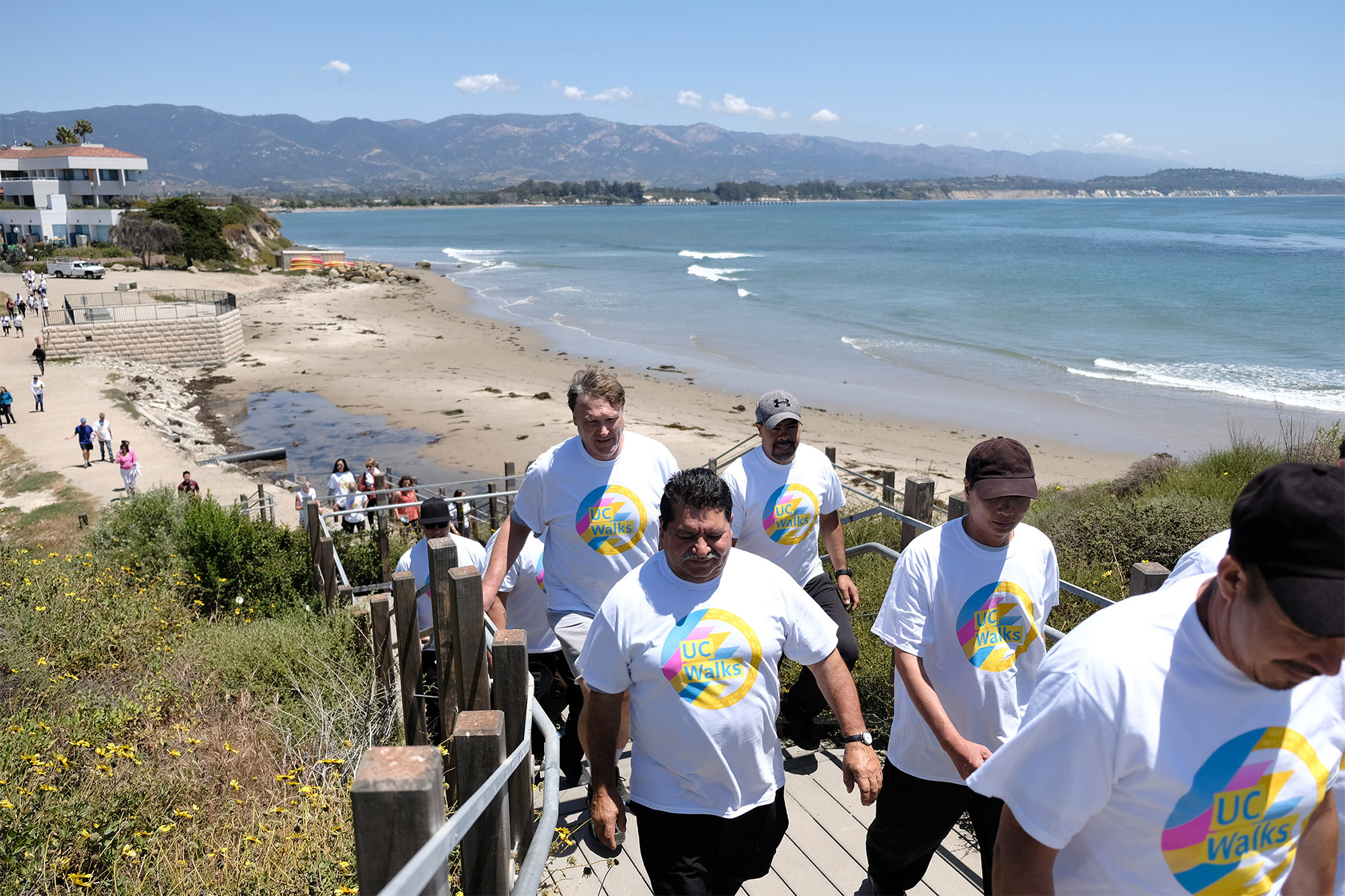 staff participating in UC Walks by 