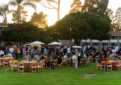 catered dinner for crypto conference