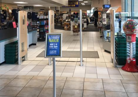 The UCSB Campus Store entryway.