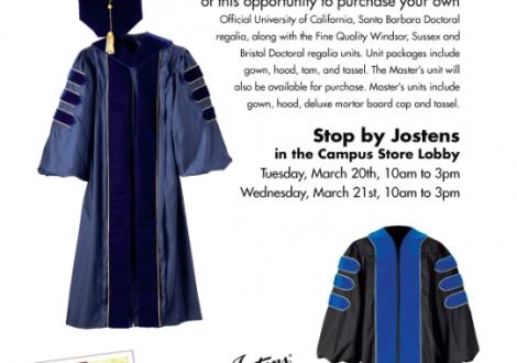 Jostens regalia options.