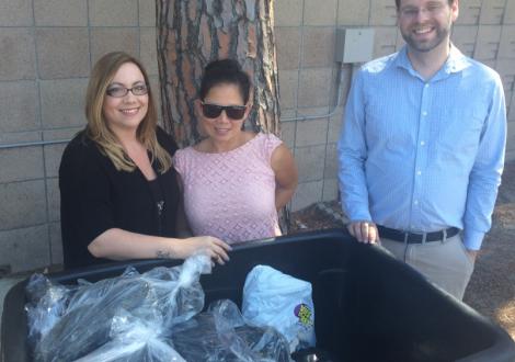 Residential Dining Staff Coordinating Shoe Recycling