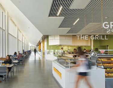 Interior of Portola Dining Commons