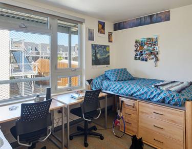 Interior of San Joaquin apartment room